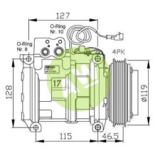 NP 10PA17C A/D PV4 120MM ST7 12V A/T