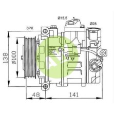 NP 7SEU17C A/D PV6 105MM 12V V-B