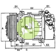 NP 10S15C A/D PV7 120MM 12V V-B C/S